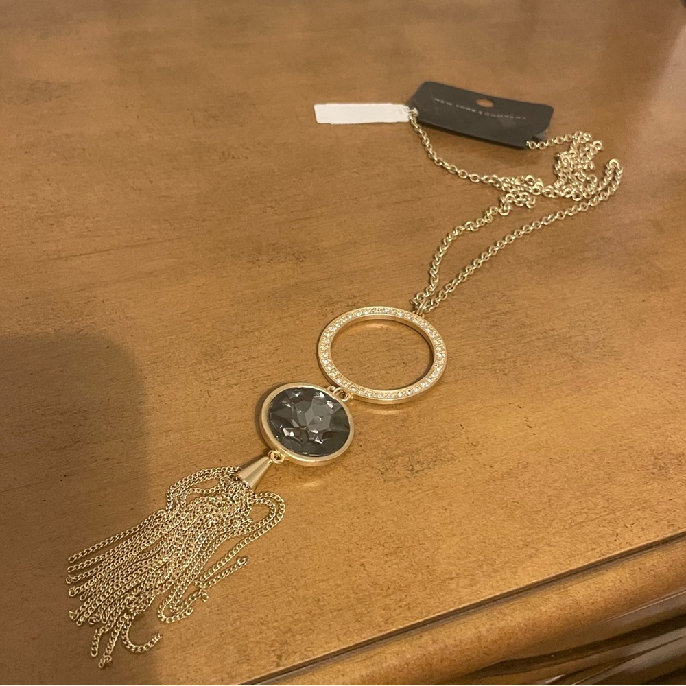 New York & Company Long Chain Necklace